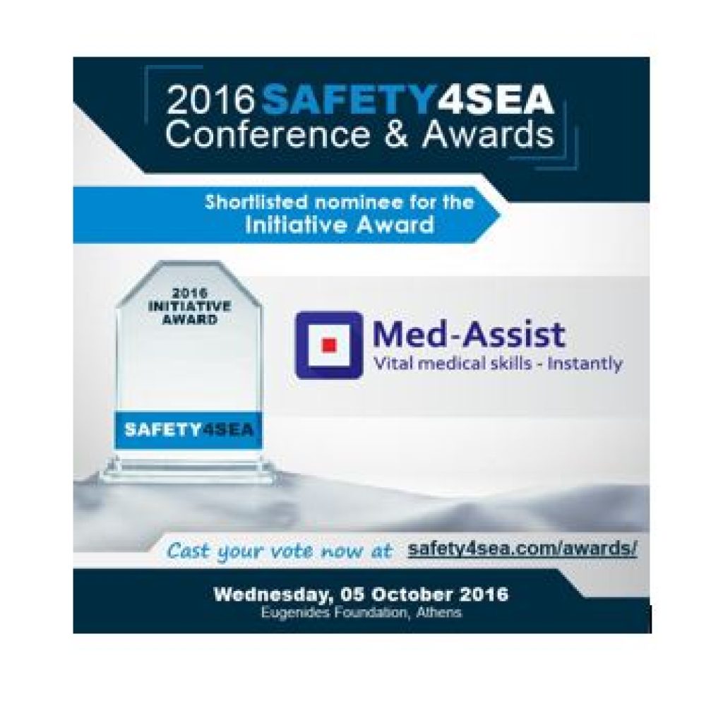 MedAssist.online app nominated for Safety4Sea Initiative Award.