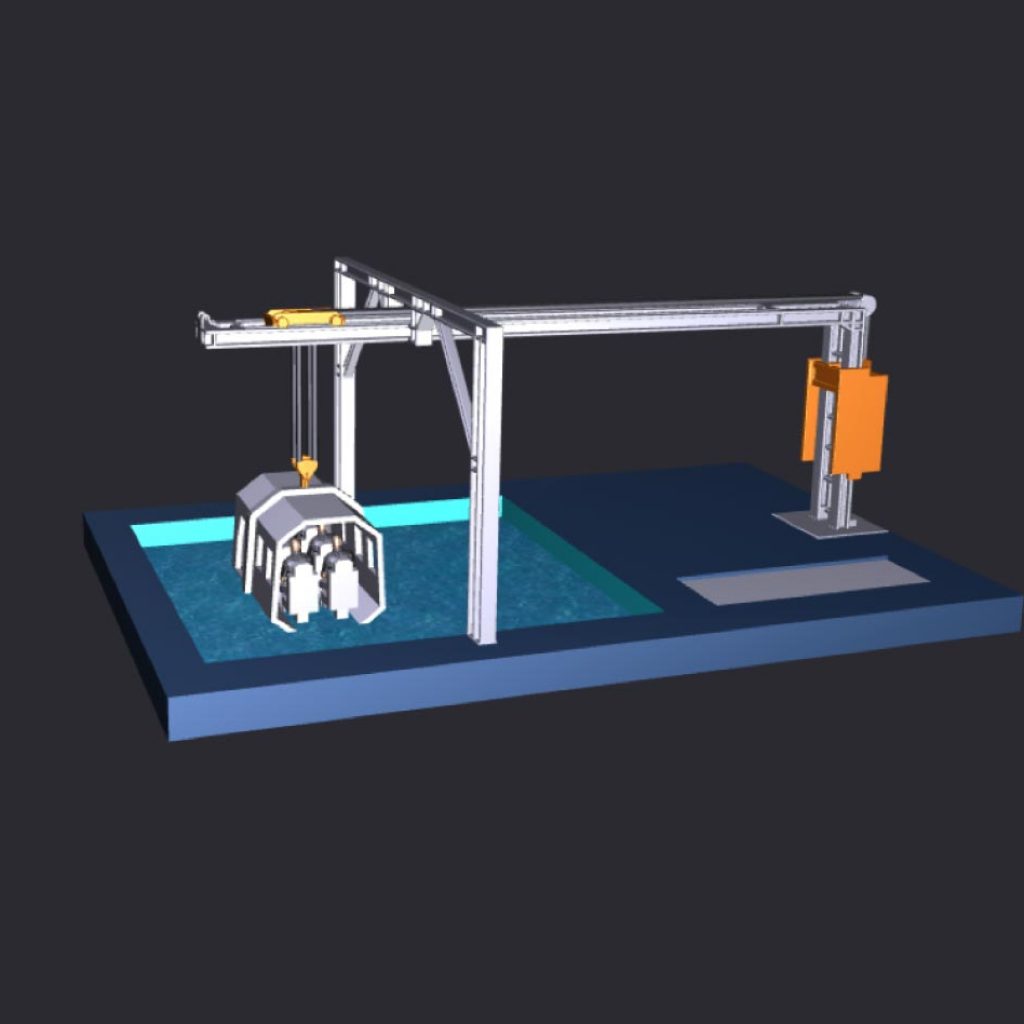 Innovative and patented design by MTC International, based on the concept of gravity. This TUV certified man-riding crane ensures your delegates’ safety at all times, even in case of a power outage.
